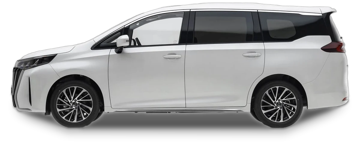 GAC M6 2026 7 places, vue de profil