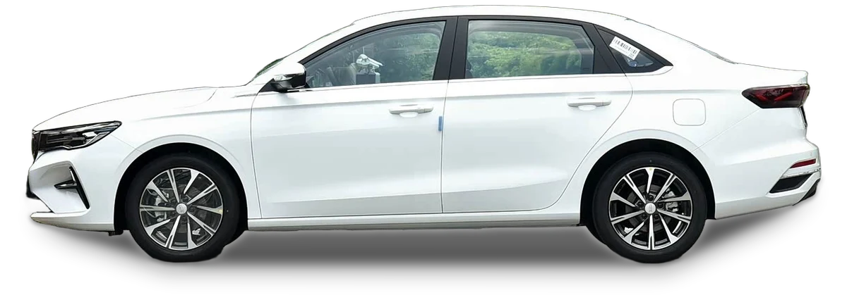 Geely Emgrand 2026, vue de profil