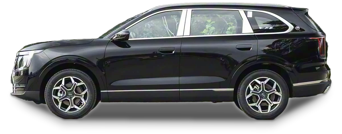 Jetour X70L 2026 7 places, vue de profil