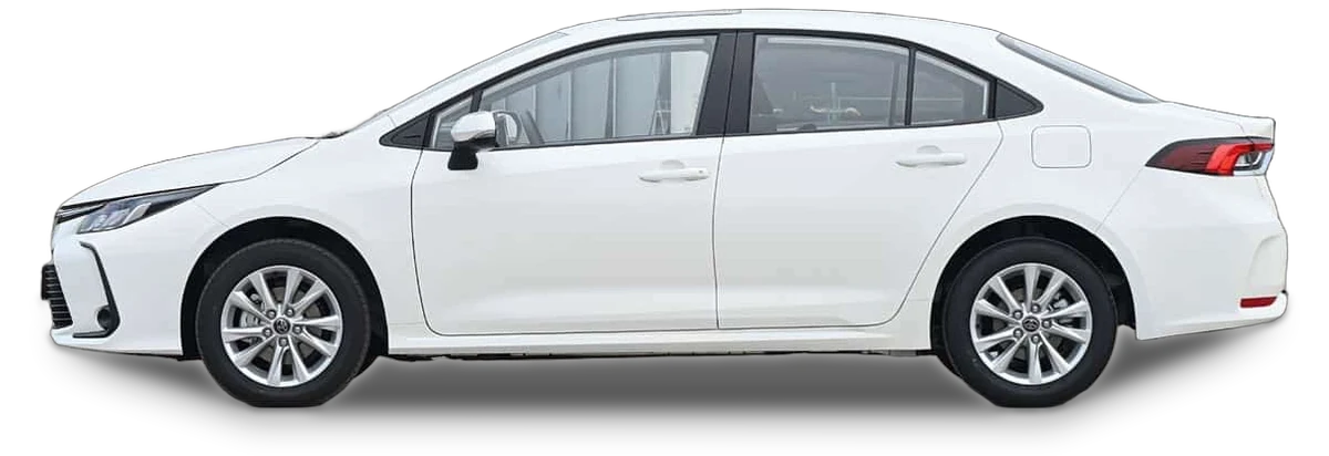 Toyota Corolla 2026, vue de profil